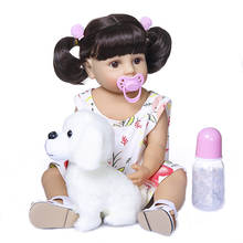 Muñeca de bebé reborn de silicona, cuerpo completo de vinilo, muñeca NPK, regalo 2024 - compra barato