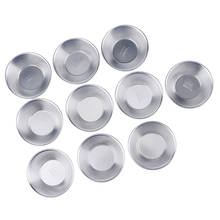 10Pcs Model Toning Aluminum Bowl Shape Art Paint Drawing Tray Color Palette Oil Water Mixing Painting Color Mixer 2024 - buy cheap