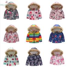2019 Fashion Winter jackets for girls outwear flower girl winter coats kids Jacket Children's Wear 2-6y clothes girls hoodies 2024 - buy cheap