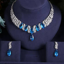Accking Luxury Nigerian Dubai 4pcs Jewelry Sets For Women Cubic Zircon Wedding Bridal Jewelry Sets 2019 Gift bridal 2024 - buy cheap