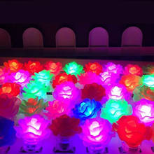 200pcs/lot Pretty Rose Design Finger Ring Colorful Cheap Light Up Toy Fashion Led Rings For Kids Birthday Party Supplies 2024 - buy cheap