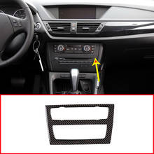Carbon Fiber For BMW X1 E84 2011-2015 Car Center Console CD Decoration Frame Trim Accessories 2024 - buy cheap