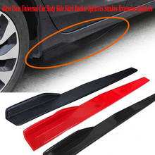 2X 45 см для Renault Megane 2 Duster Clio Honda Civic Fit VW touareg mk7 MK5 Mazda Автомобильная дверь боковая юбка бампер диффузор спойлер 2024 - купить недорого