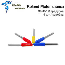 15 Uds Roland trazador de hoja de vinilo 30/45/60 grado cúter piezas de la impresora roland 2024 - compra barato