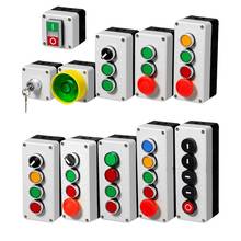 Button switch control box plastic hand-held self starting button waterproof box electrical industrial emergency stop switch i 2024 - buy cheap