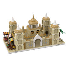 MOC Desert Castle Building Blocks Village Gabizon Palace Architecture Model Modular Bricks DIY Construct Toy For Children Gifts 2024 - buy cheap
