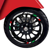 For Vespa GTS GTV 250 300 Sprint 50 150 Rim 12" Wheel Reflective Sticker Kit 2024 - buy cheap