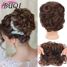 BUQI Synthetic Hair Pieces Chignon Comb Clip In Curly Hair Extension Updo Cover Hairpiece Extension Hair Bun for Women 2024 - buy cheap