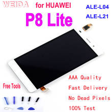 5.0 for para huawei p8 lite ALE-L04 ALE-L21 display lcd painel de toque digitador da tela sensor vidro assembléia substituição p8 lite lcd 2024 - compre barato