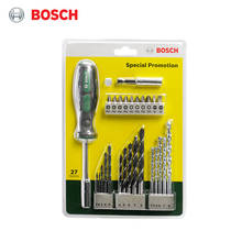 Bosch-Juego de 26 brocas + herramientas manuales, conjunto de 27 brocas de vástago redondo 2024 - compra barato