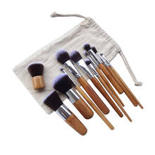 11pcs Professional Makeup Brushes Set High Quality Make Up Brushes Full Function Studio Synthetic Make-up Tool Kit Maquillaje 2024 - buy cheap