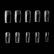 KADS 500 pcs Matte Square False Nail Tips  Clear/Natural/white Fake Nails Art Tips Manicure Tool Full Half Cover For Nail Salon 2024 - buy cheap