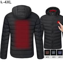 Heated Jackets Coat High Quality Mens Women Outdoor Coat USB Electric Heating Hooded Jackets Warm Winter ThermalCoat 2024 - buy cheap