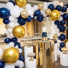 2021 nova cor 10 pçs tinta azul látex balão hélio ballon casamento festa de aniversário decoração do chuveiro do bebê dia dos namorados bola de ar 2024 - compre barato