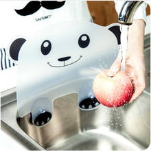 Перегородка для кухонной раковины в японском стиле с изображением животных панды, ПВХ доска, раковина для ванной комнаты, перегородка для воды с присоской, кухонные инструменты 2024 - купить недорого