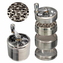4-layer Aluminum Herbal Herb Tobacco Grinder Smoke Grinders grinder weed  herb grinder Cigarette Accessories 2024 - купить недорого