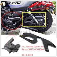 Correa de transmisión ABS para motocicleta, cubierta protectora de cadena negra para Harley Street XG750, XG500, XG 7500, XG 500, 2014, 2015, 2016 - 2020 2024 - compra barato