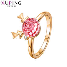 Xuping  Jewelry Fashion Animal Shaped Lovely Crystals Rings for Girlfriend Romantic  Birthday Party Gift 10030 2024 - buy cheap