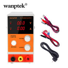 Fonte de alimentação wanptek, mini ajustável digital de 0- 60v 0-5a 2024 - compre barato