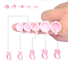 500Pcs Disposable Ring Tattoo Ink Cups Pigment Container Pink Portable Microblading Permanent Tattoo Needle Supplies Makeup Tool 2024 - buy cheap