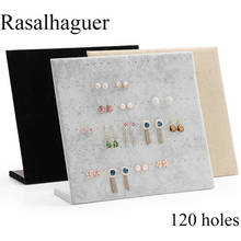 Fashion120 caixa de brincos de joias, 60 pares de brincos, mostruário com espaço para exibição de joias, presente 2024 - compre barato