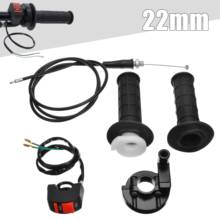 Mayitr 1set 7/8Inch 22mm Twist Throttle Accelerator Handle Grips Cable ON-OFF Switch Set Mini Bike ATV 2024 - buy cheap