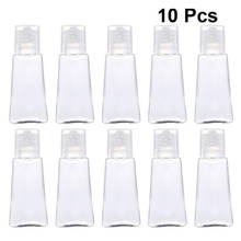 10 Pcs 30ml Portable Transparent Trapezoidal Empty Hand Sanitizer Bottles Refillable Plastic Container Transparent Gel Bottle 2024 - buy cheap