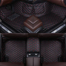 Custom Phone pocket car floor mat for toyota rav4 Land Cruiser Prado Corolla CAMRY Prius c-hr carpet alfombra Durable leather 2024 - buy cheap