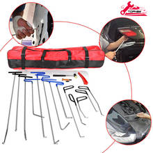 Paintless Dent Removal Rods Hooks Hammer Car Dent Remover Kit Glue Stick Removal Hail Rods Tool Set