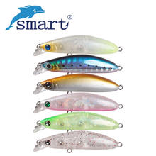 Señuelo de pesca de Smart piscardo, 45mm, 2,6g, ojos 3D, Crankbait, Wobblers, cebo duro de plástico Artificial, equipo de pesca de carpa 2024 - compra barato