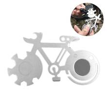 Llave multifuncional para reparación de bicicletas, herramienta portátil para reparación de bicicletas de montaña, accesorios para acampada al aire libre 2024 - compra barato