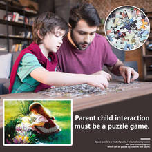 Rompecabezas de 1000 piezas para niños y adultos, juguetes educativos, decoración de imagen para habitación, rompecabezas de papel, regalo interactivo portátil 2024 - compra barato