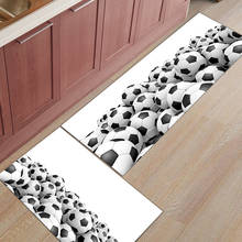 Modern Anti-slip Kitchen Mat 3D Football Soccer Game Sport Home Entrance Doormat Balcony Living Room Carpet 2024 - buy cheap