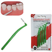 Cepillo Interdental para adultos, alta calidad, Forma L, 0,5 MM, higiene Oral, limpiador Dental, cuidado Dental, 5 unids/paquete 2024 - compra barato