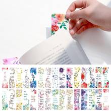 30pcs/set Beautiful Flowers Bookmarks Book Separation Supplies School Small Literary Page Paper Office Fresh Bookmark Bookm S3X4 2024 - buy cheap