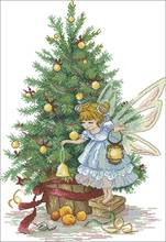 MP character-christmas fairy tale girl Counted Cross Stitch  11CT 14CT 18CT DIY Cross Stitch Kits Embroidery Needlework Sets 2024 - buy cheap