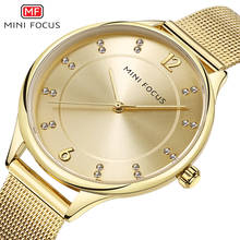 MINI FOCUS-Reloj de mesa de oro nuevo para mujer, de cuarzo, de lujo, femenino, 2021 2024 - compra barato