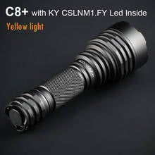 Flashlight Convoy C8+ with KY CSLNM1.FY Orange-Yellow light 18650 Linterna LED Camping Flash Light Work Latarka Tactical Torch 2024 - buy cheap