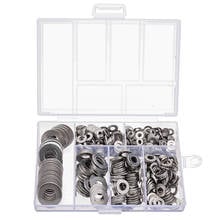 660pcs M3 M4 M5 M6 M8 M10 Stainless Steel Flat Washer Flat Washer Kit Bolt Fastener Kit Screw Hardware Assortment Accessories 2024 - buy cheap