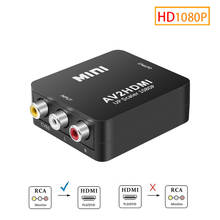 Kebidu-Convertidor de Audio de alta calidad, Mini CVBS a AV, compatible con HDMI, Full HD, 1080P, RCA, AV, macho a hembra 2024 - compra barato