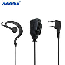 New ABBREE  2 Pin K Plug Type Mic Earpiece Walkie Talkie Headset For Baofeng UV-5R/UV-82/888S/UV-S9 PLUS  Two Way Radio 2024 - buy cheap