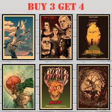 42 Designs Tim Burton Movie Kraft paper Poster HomeDecal Painting Wall Sticker  A3 2 42X30cm 2024 - buy cheap