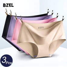 BZEL 3Pcs/Set Women's Sport Panties Underwear Seamless Underpants Low Waist Sexy Woman Solid Briefs Comfort Lady Lingerie M-XXL 2024 - buy cheap