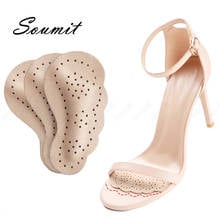 3 Pair Insoles for Women Sandals High Heels Forefoot Anti-slip Pads Foot Self-adhesive Stickers Cushion Inserts Shoe Accessories 2024 - buy cheap