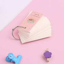 110 Sheets Lovely Mini Notebook School Supply Vocabulary Writing Reciting Book 2024 - buy cheap