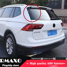 Spoiler traseiro para volkswagen tiguan l, spoiler traseiro para carro, 2017 a 2018, material abs de alta qualidade 2024 - compre barato