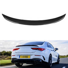 Rear Trunk Spoiler Tail Wing Lip For Mercedes W118 C118 CLA35 CLA180 CLA200 CLA250 CLA45 AMG Line 2019 -2024 Carbon Fiber Style 2024 - buy cheap