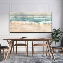 Canvas Painting Posters and Prints Wall Art Modern Abstract Beach Surf Landscape Wall Art Pictures for Living Room Home Decor 2024 - buy cheap