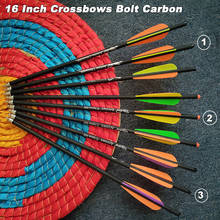 Flechas de carbono 16/20 espinha de carbono, flechas com 400 od8.8mm de id e 7.6mm para besta de caça, arquetes de carbono 2024 - compre barato