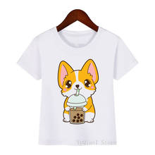 Camiseta para meninas meninos verão roupas para crianças harajuku camisa camisa de manga curta camiseta 2024 - compre barato